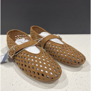 Flats 'Sia" Sz 9 NWT Cognac Brown Memory Foam Insole - Universal Thread